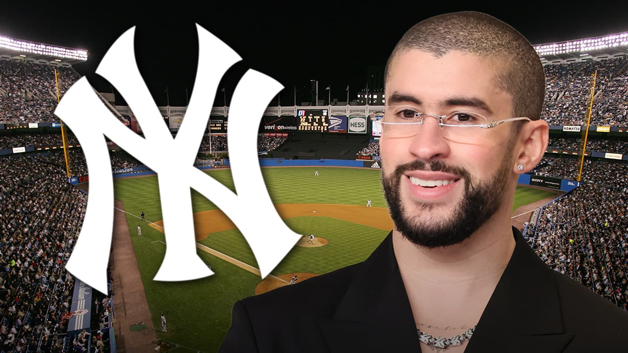Catching Foul Balls and Hearts: Bad Bunny Steals the Show at Yankees Game!