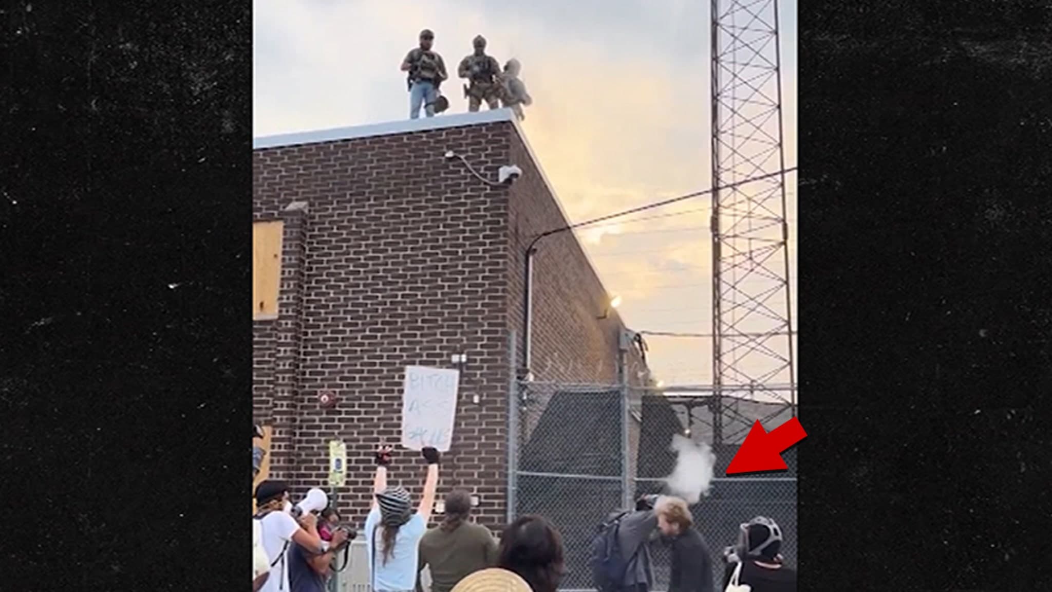 Chaos on the Streets: When a Priest Got a Pepper Ball Surprise