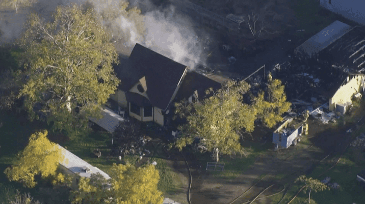Flames and Fur: A Rio Linda Home's Fiery Fiasco!