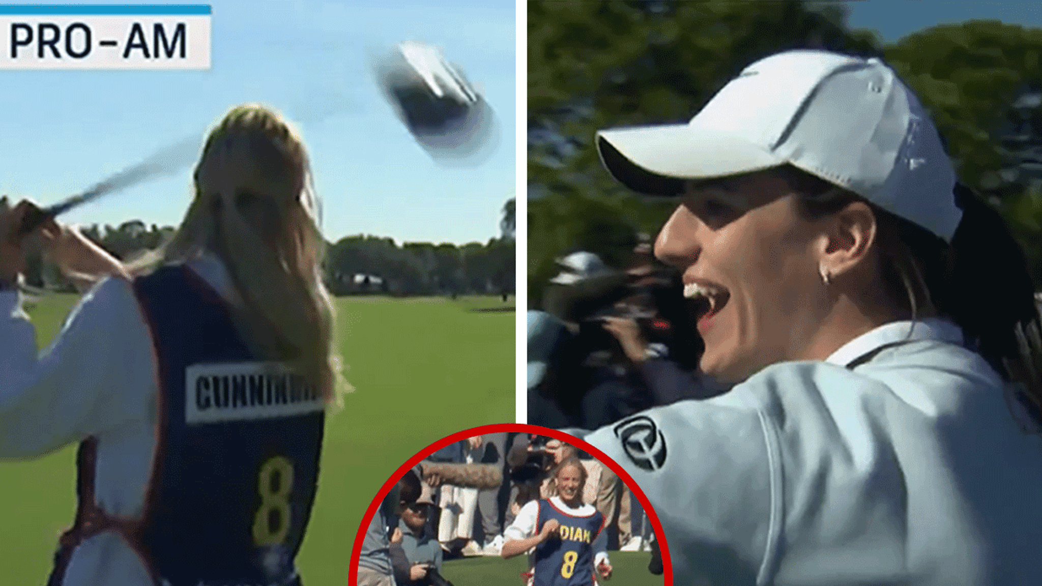 Golf Gone Wrong: WNBA Star Hits Fan with Surprise Tee Shot!