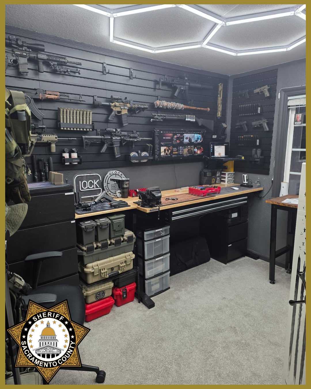 Nighttime Lurker in Tactical Gear: Sacramento Man's Shocking Arsenal Revealed