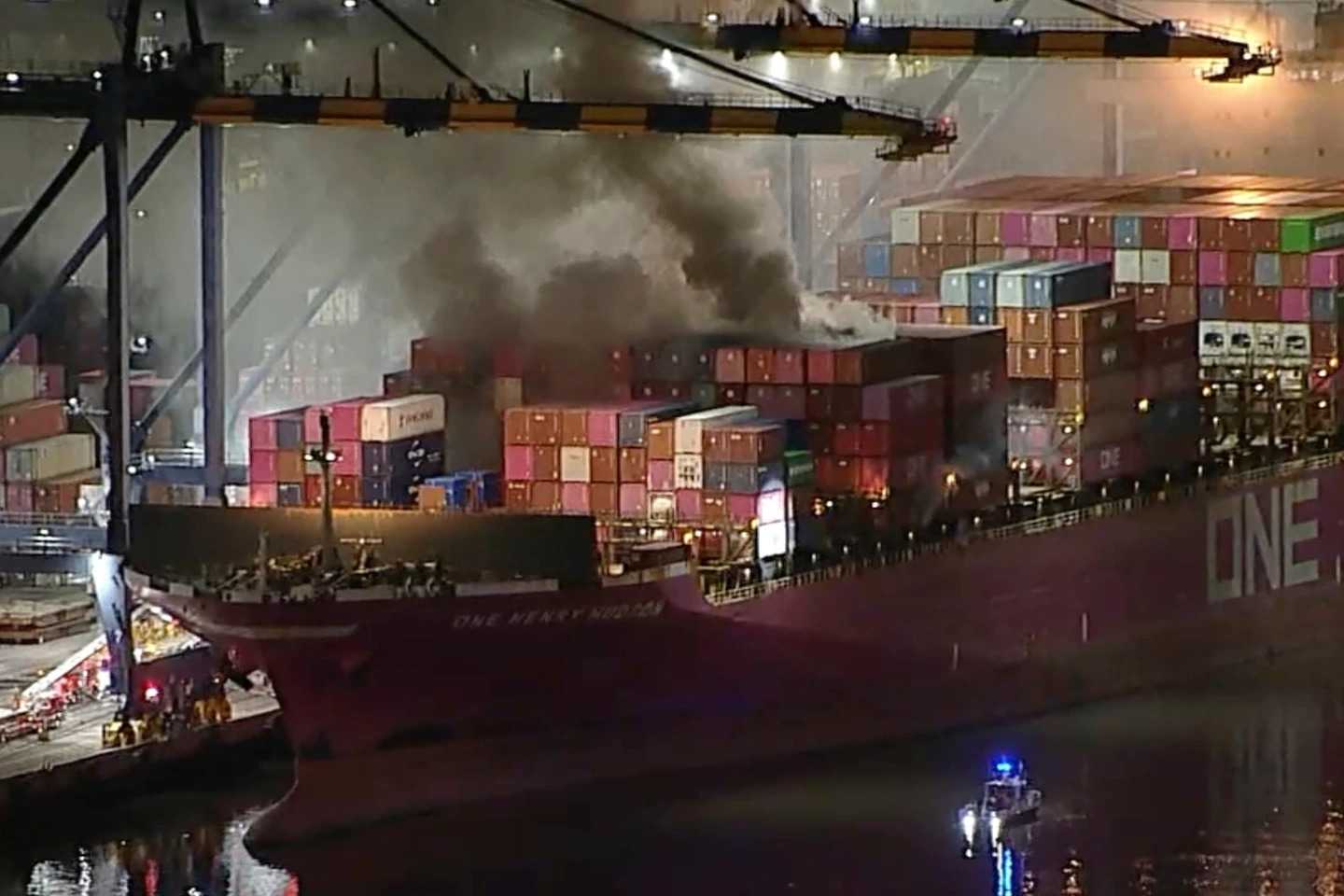 Fire at Sea: A Container Ship's Unexpected Drama in Los Angeles