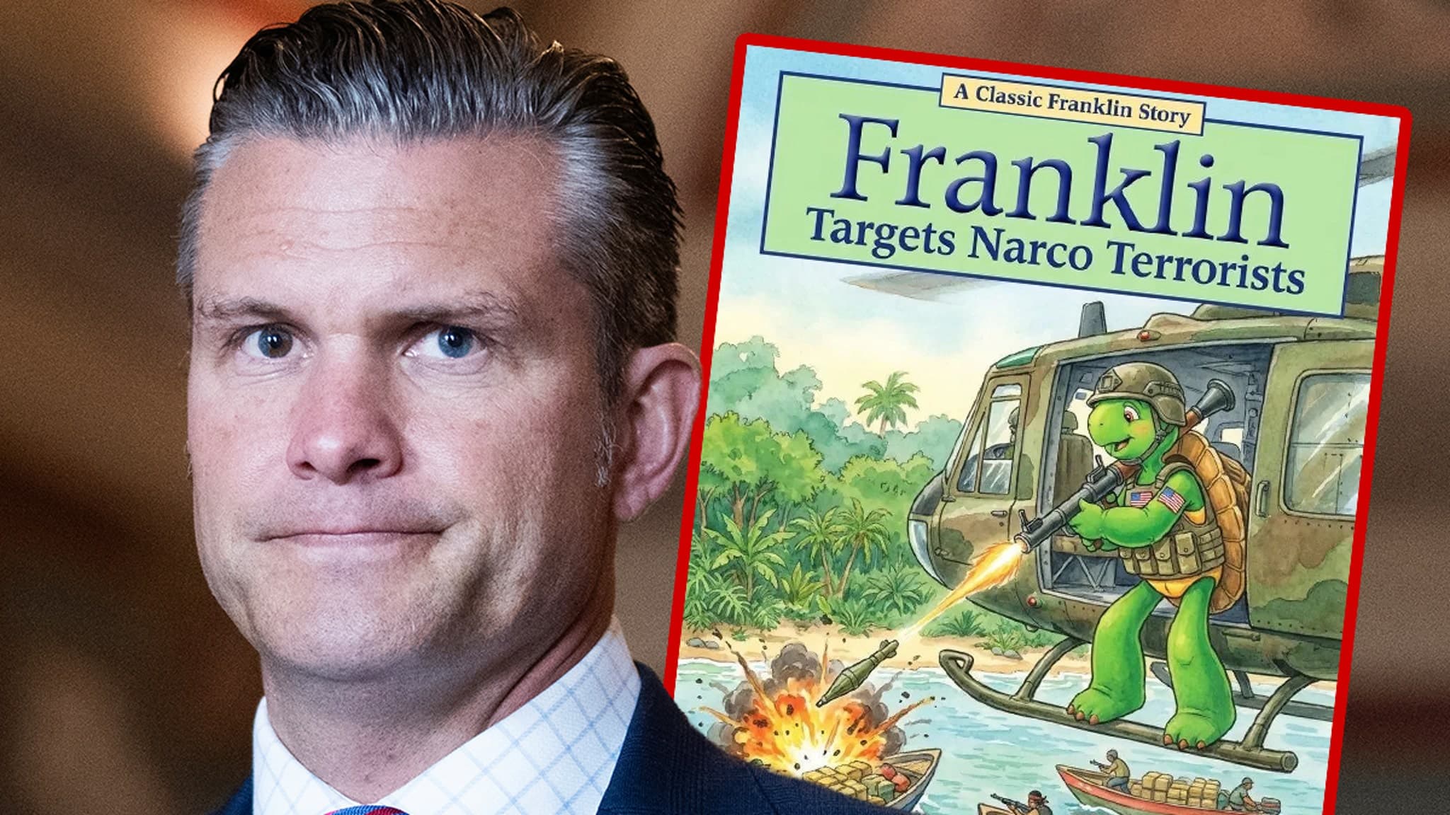 Pete Hegseth's Wacky Twist: Franklin the Turtle is Now a Holiday "Killing Machine"