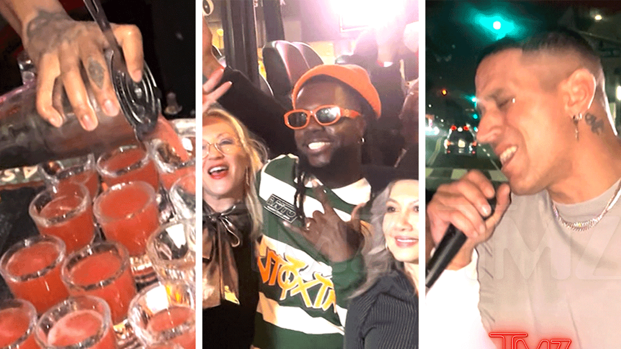 Double the Buses, Double the Trouble: Inside a Wild Night with TMZ After Dark!