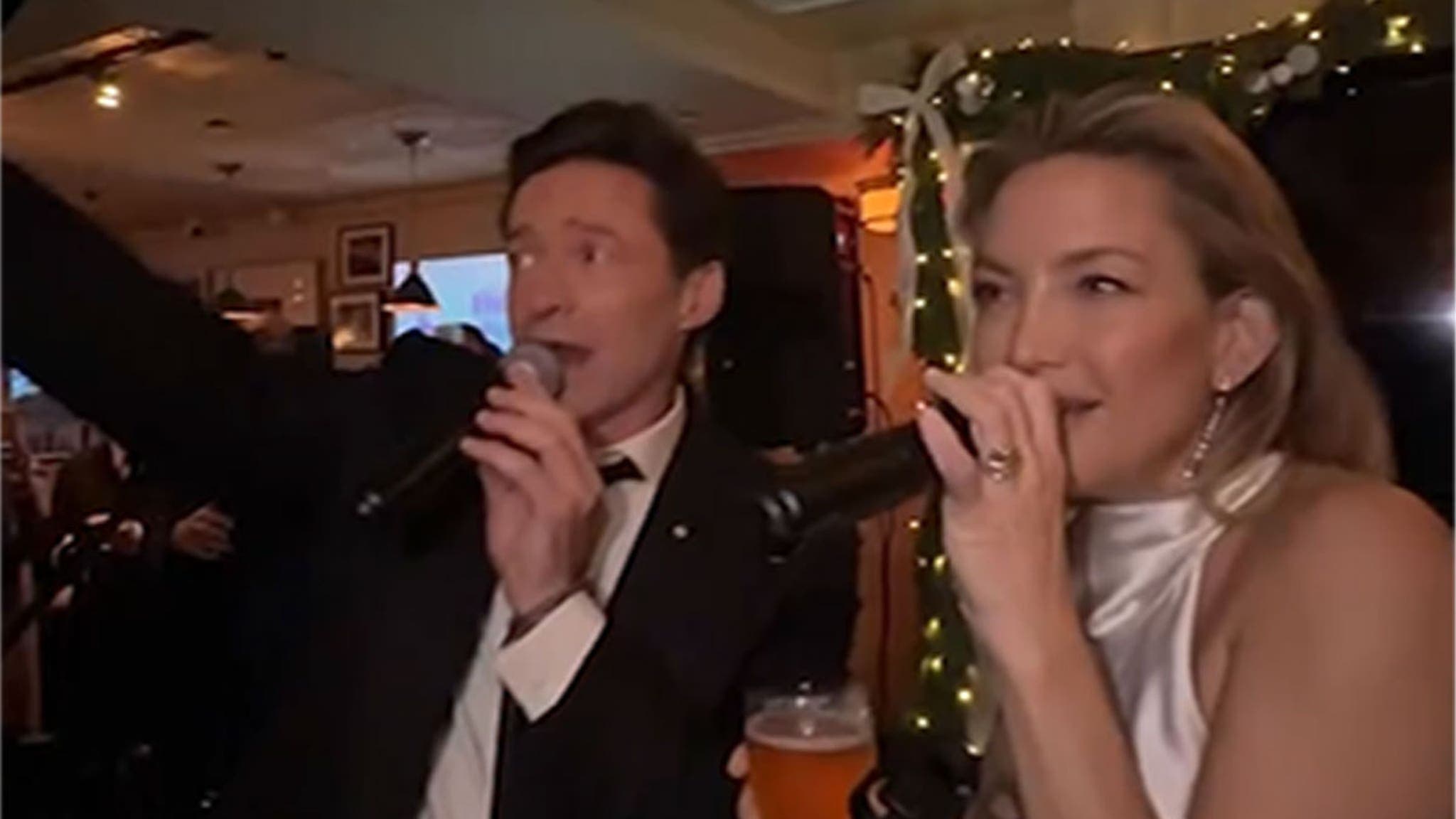Hugh Jackman and Kate Hudson: Karaoke Kings and Queens After Gotham Awards!