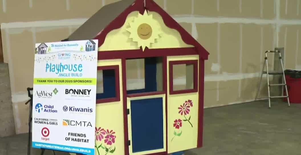 Tiny Houses, Big Dreams: Volunteers Create Magical Playhouses for Sacramento Kids
