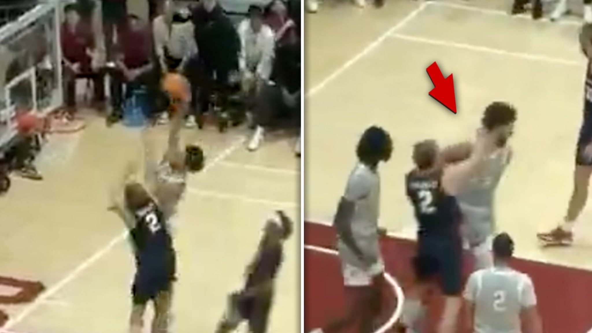 Dunked and Decked: The Punch That Shook the Court!