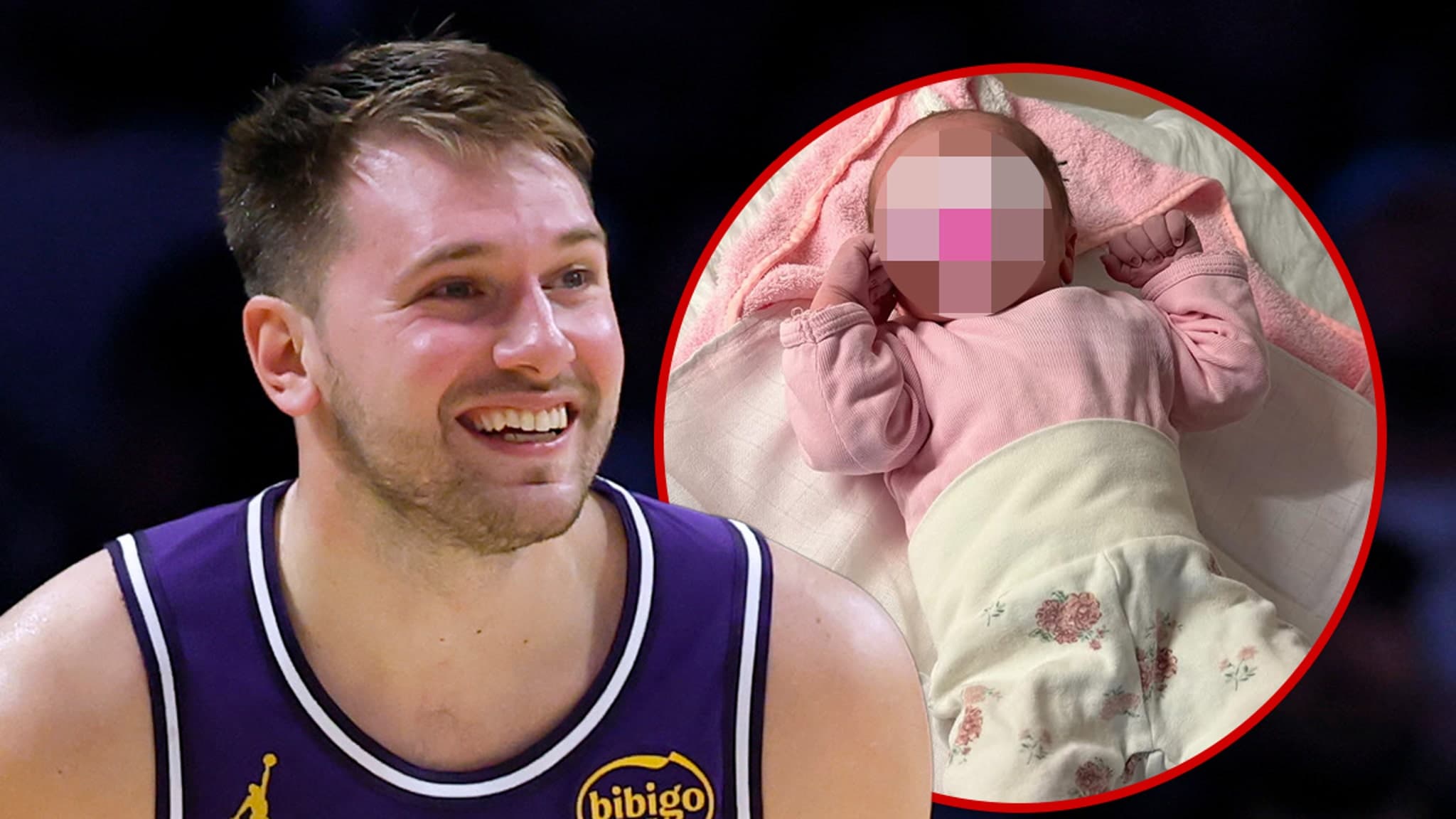 Luka Doncic Scores Again—This Time Off the Court with Baby Olivia!