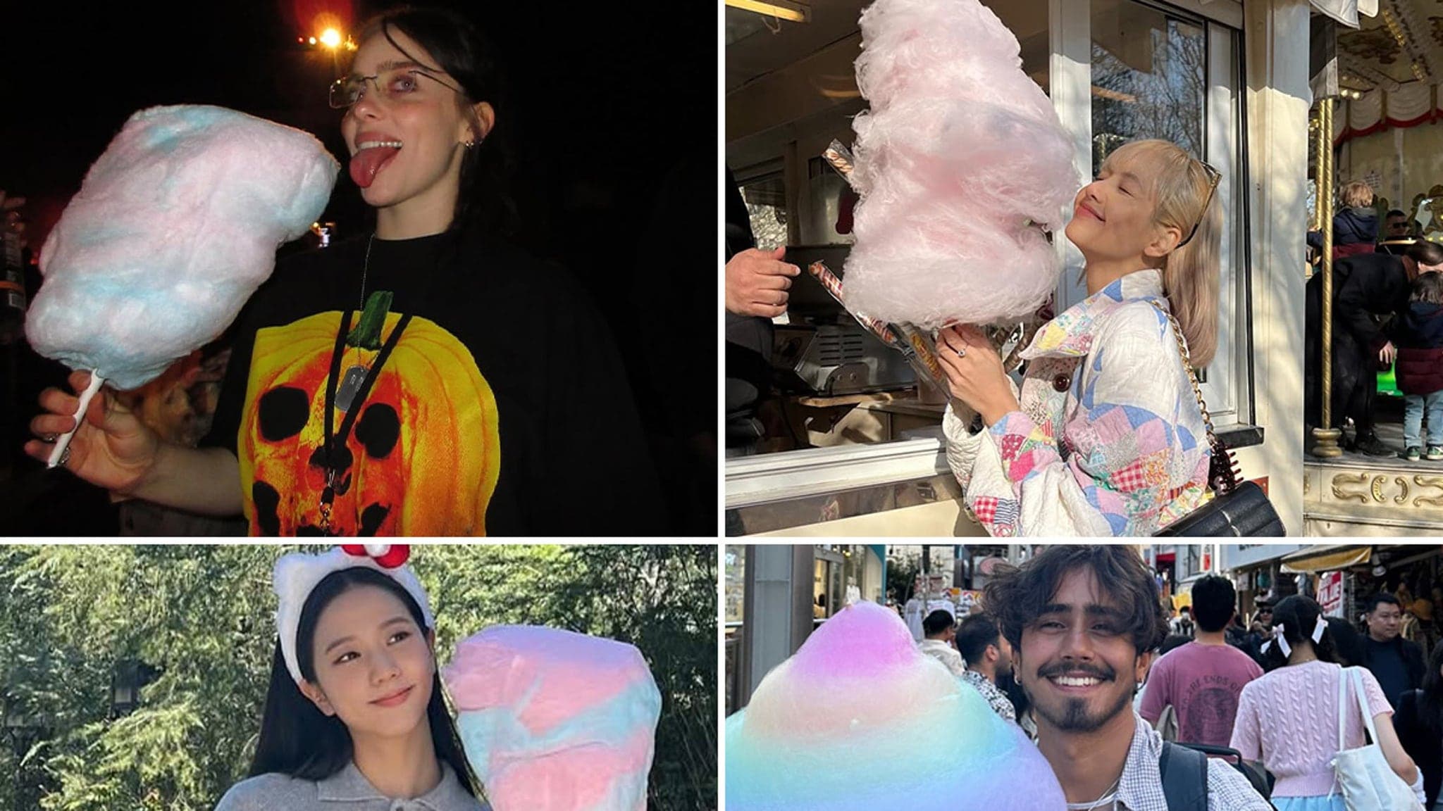 Sweet Stars Shine on Cotton Candy Day: Who's Indulging?