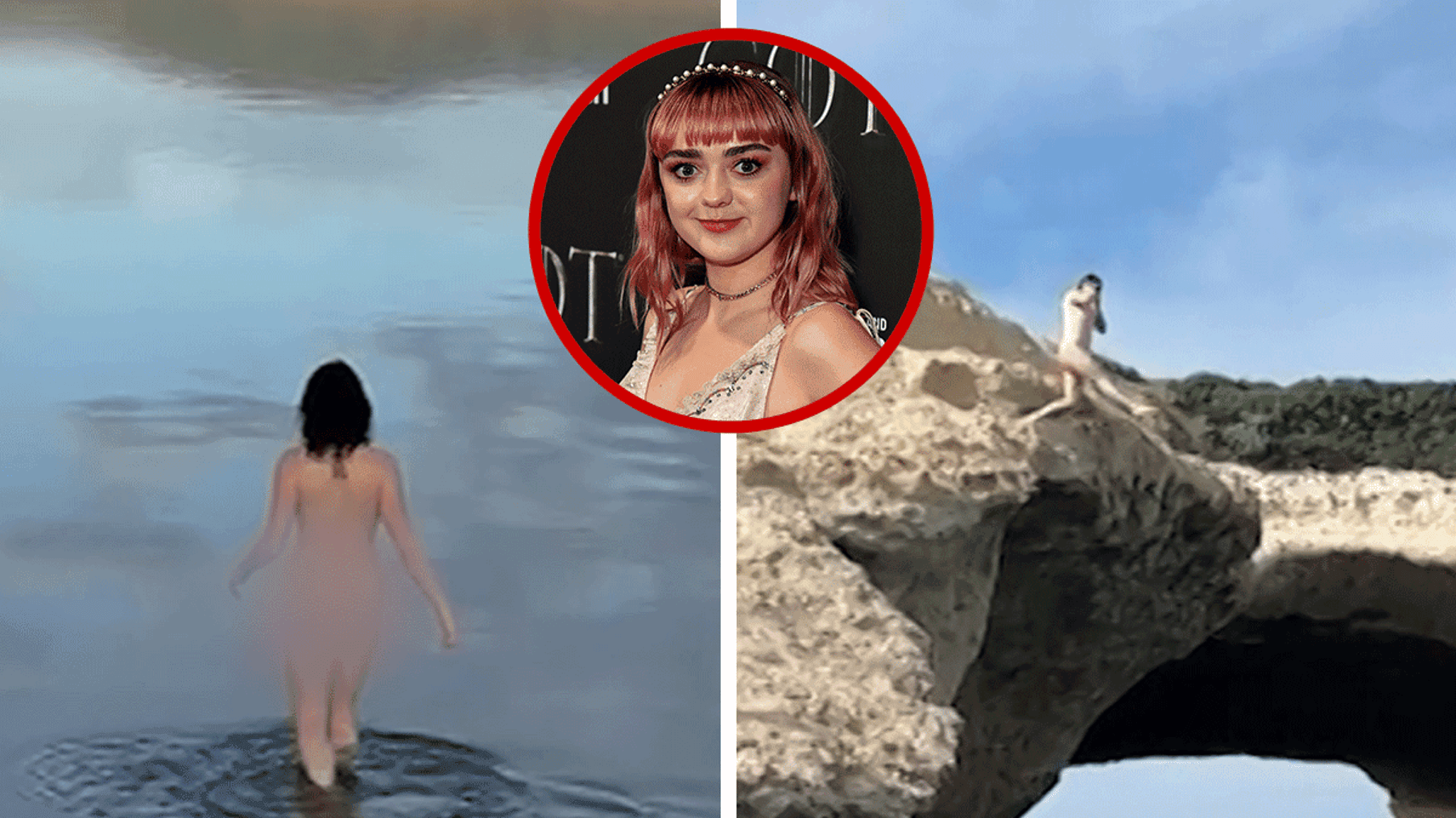 Maisie Williams Takes the Plunge: Skinny Dipping Adventure in Italy!